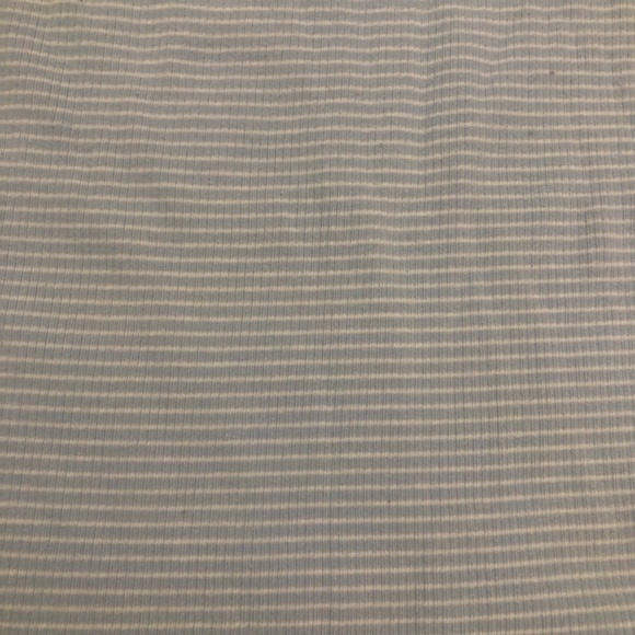 Gap light blue and white striped tank top with asymmetrical bottom, XS - Picture 3 of 5